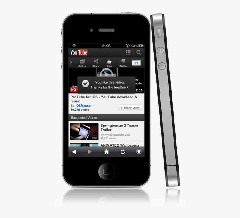 However, Not A Great Deal Has Changed With The App - Aplicacion Para Iphone De Youtube, transparent png #5572893