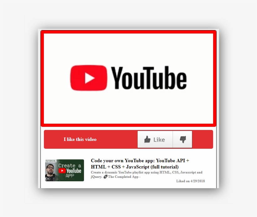 Youtube Api Most Recently Liked, transparent png #5573150