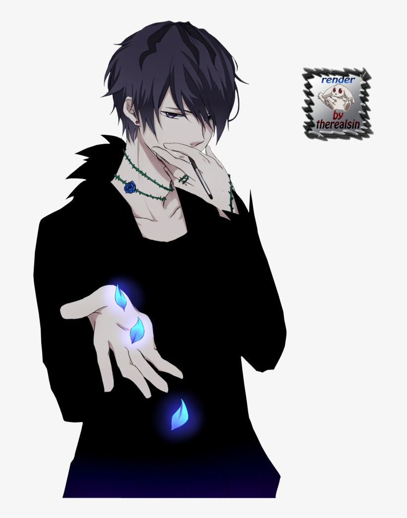 Image De Fond, Manga Garçon, Dessin, Jeux Vidéo, Autre, - Black Short Hair Anime Male, transparent png #5573157