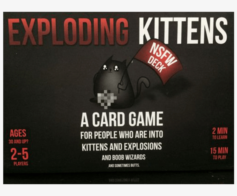 Nsfw Deck - Exploding Kittens Card Game Nsfw Edition, transparent png #5575481