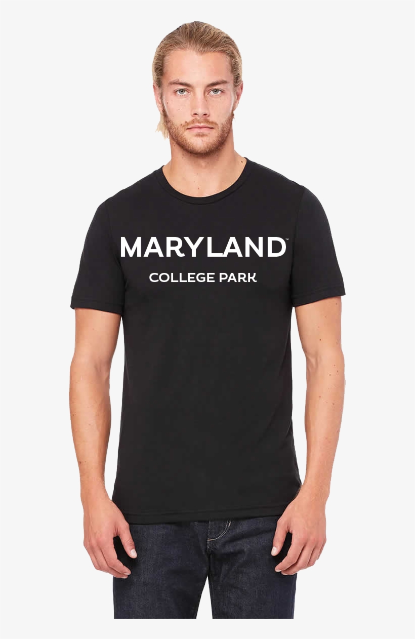 University Of Maryland Terrapins Men's Crew Neck Tee - Basementees Unisex - Premium Retail Fit Freshman Black,, transparent png #5575584