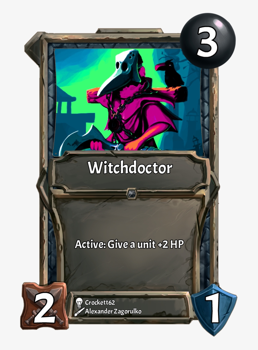[card] Witchdoctor - Portable Network Graphics, transparent png #5576071