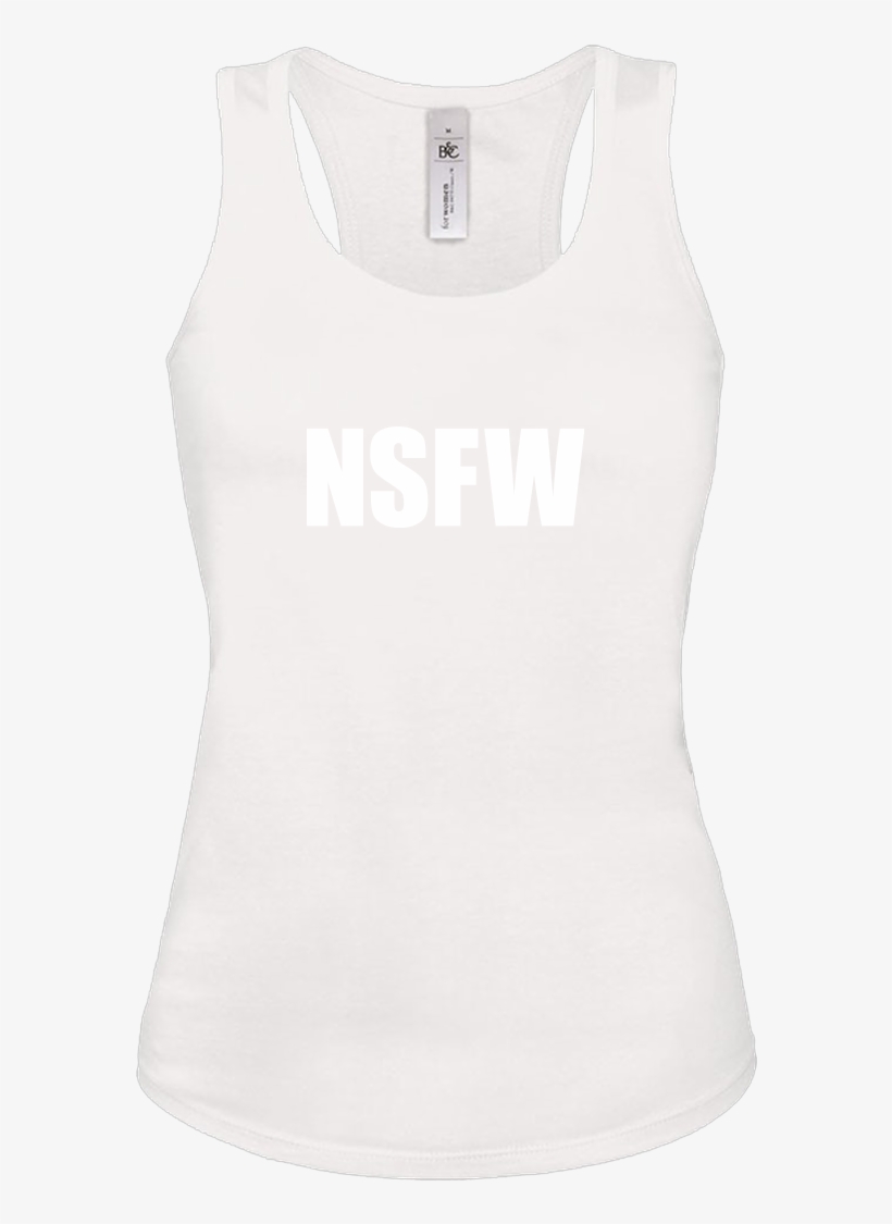 Nsfw T-shirt Tanktop White, transparent png #5576336
