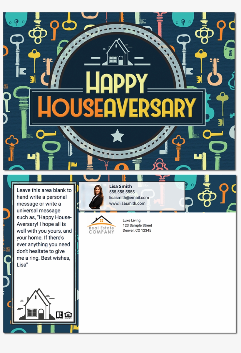 Real Estate Postcard - Poster, transparent png #5576582