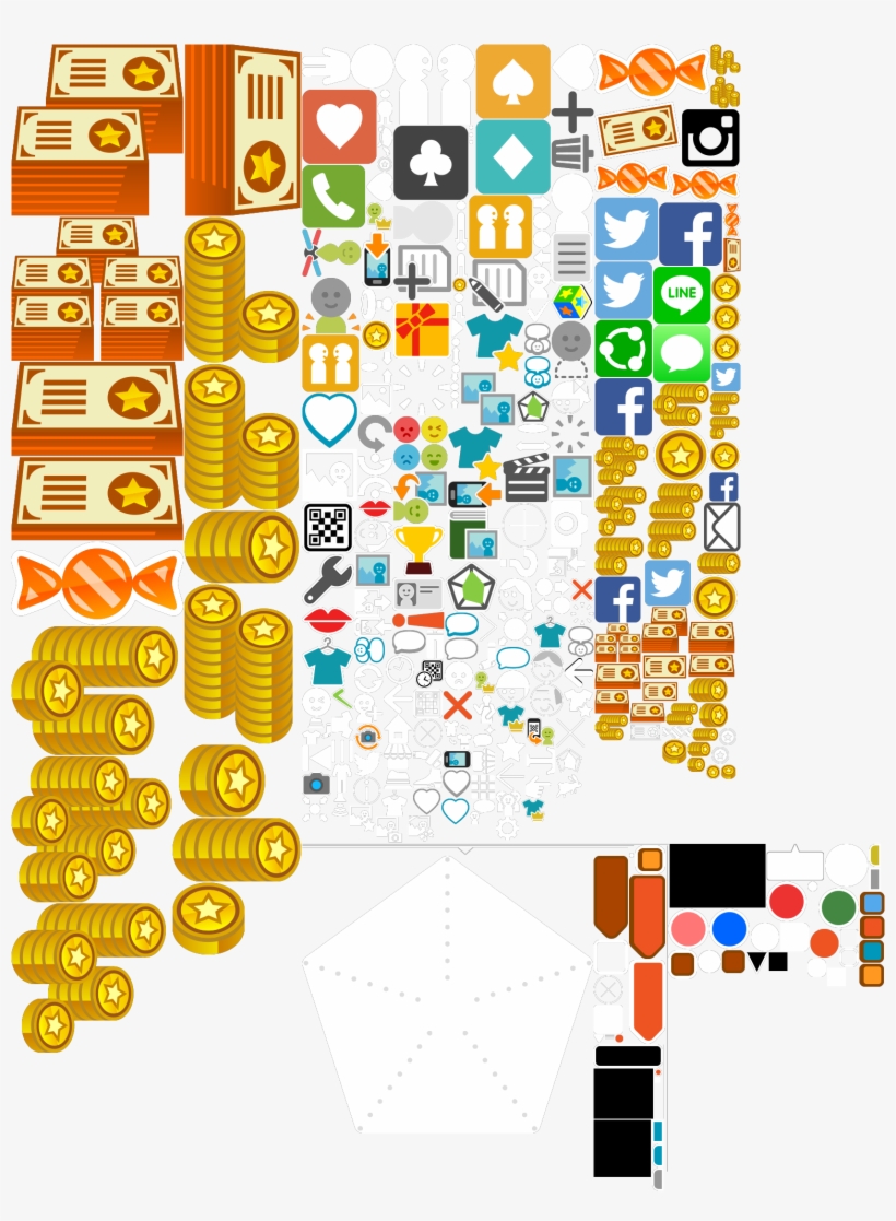 Click For Full Sized Image Icons - Miitomo Icons, transparent png #5578354