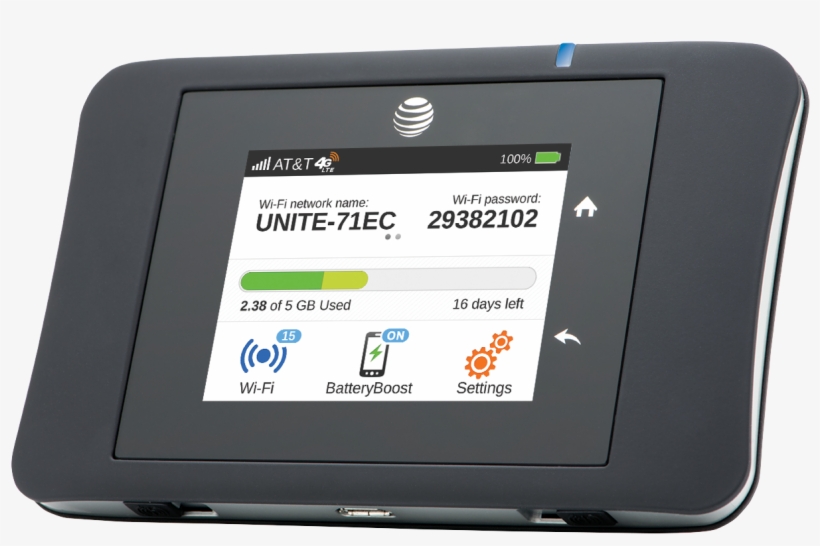 At&t Unite Pro 4g Lte Mobile Wifi Hotspot (at&t), transparent png #5578398