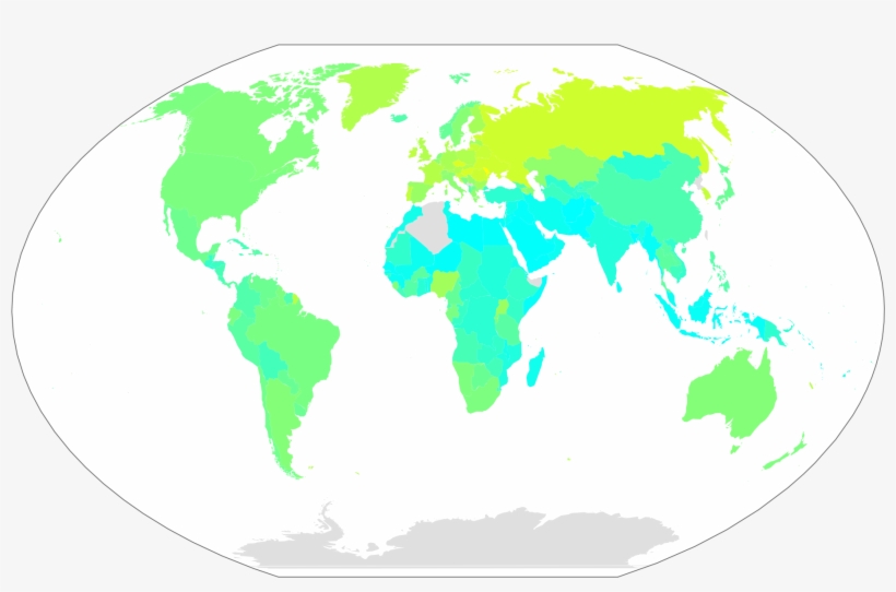 Alcohol By Country - World Map, transparent png #5579341