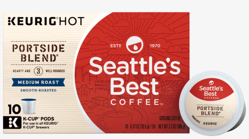 Also Available In K-cup® Pods - Seattle's Best Coffee K Cups, transparent png #5580005