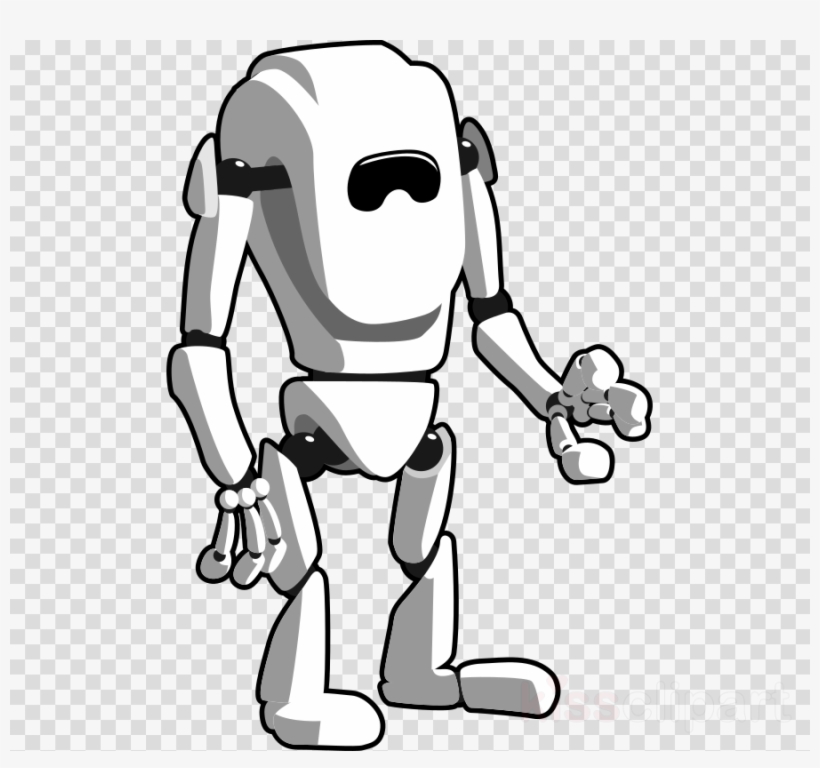 white vector robot