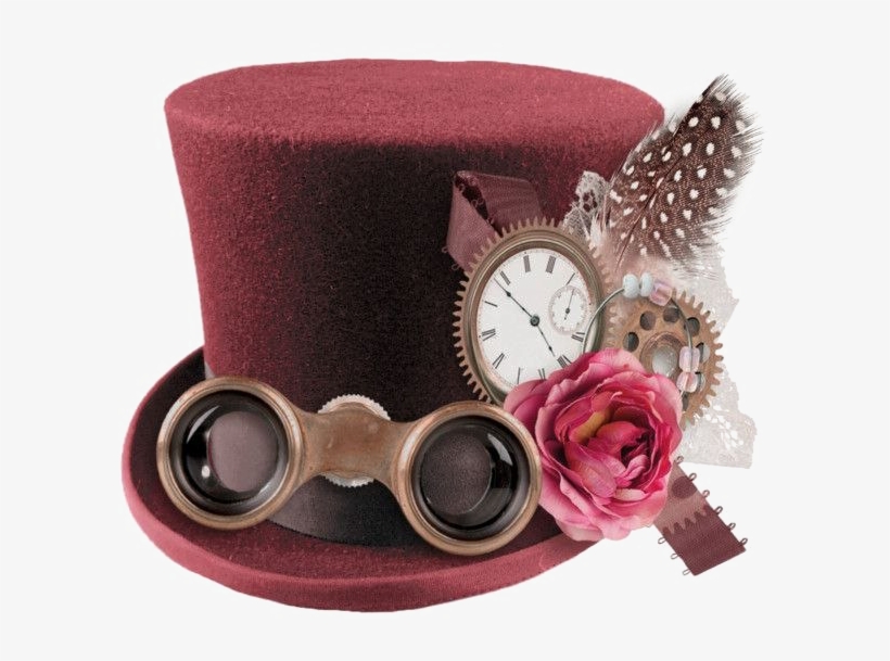Steampunk Hat Png Image Background - Sombreros De Copa Png, transparent png #5580889