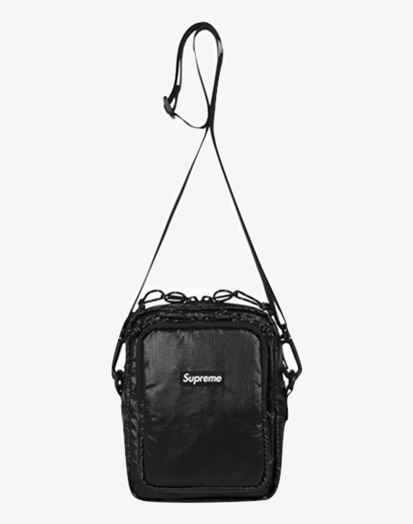 Supreme Fw17 Shoulder Bag - Supreme Shoulder Bag Black, transparent png #5581495