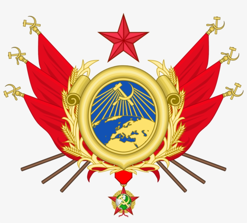 Coa Communist International Greater Germany By Tiltschmaster-d9f75hp - Communist Coat Of Arms, transparent png #5581577