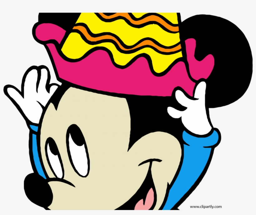 Baby Mickey Party Hat Suprise Clipart Png » Baby Mickey - Baby Mickey Mouse Coloring Pages, transparent png #5582009