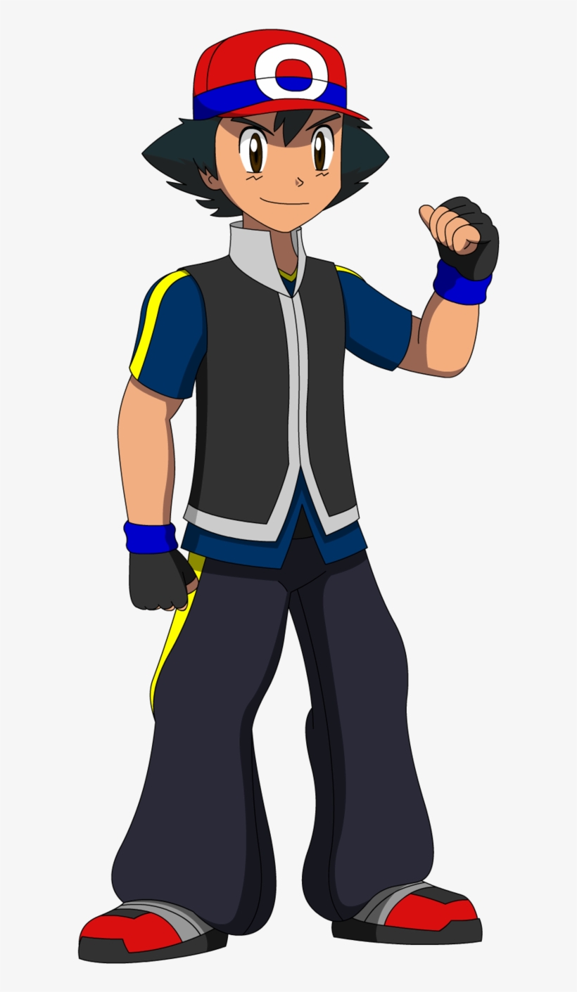 Ash Ketchum Orre Outfit By Lucarioshirona - Ash Ketchum New Outfit, transparent png #5582565