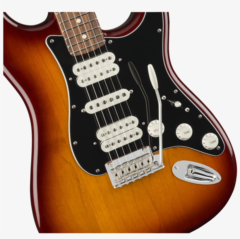 Fender Player Stratocaster Hsh Tobacco Sunburst Pau - Standard Stratocaster Hss Plus Top Aged Cherry Burst, transparent png #5582634