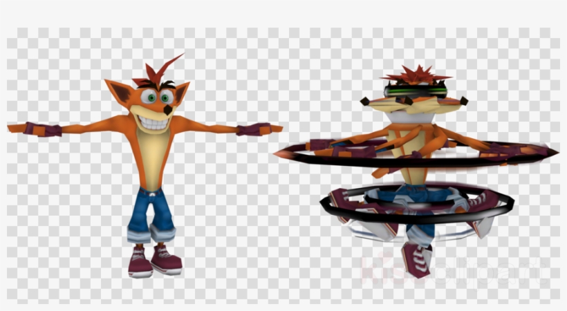 Crash Bandicoot Clipart Crash Tag Team Racing Crash, transparent png #5583122