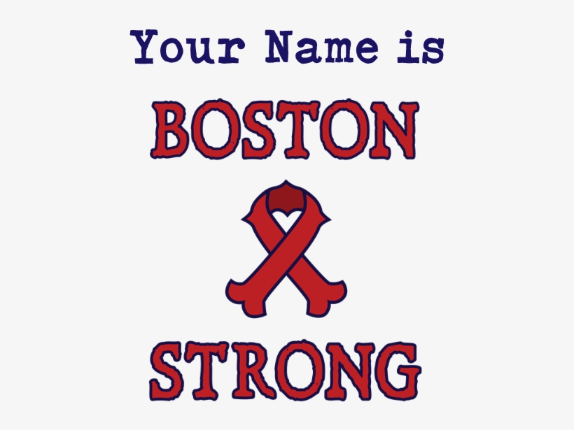 Favorite Boston Strong Ribbon Shower Curtain Free Transparent