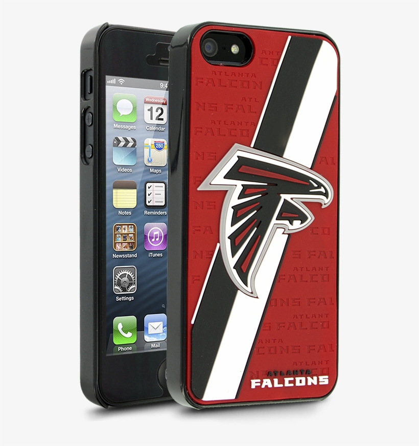 Nfl Atlanta Falcons Hard Case With Logo For Apple Iphone - Atlanta Falcons Georgia Bulldogs, transparent png #5585055