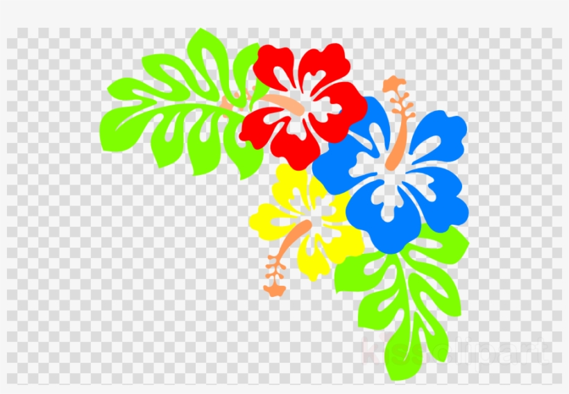 Hawaii Flowers Png Clipart Hawaii Clip Art - Hawaiian Flowers Transparent Background, transparent png #5585060