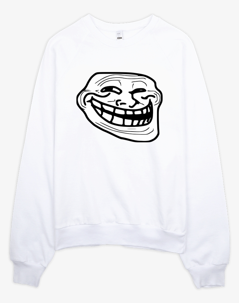 Troll Face Sweatshirt - Troll Face, transparent png #5585061