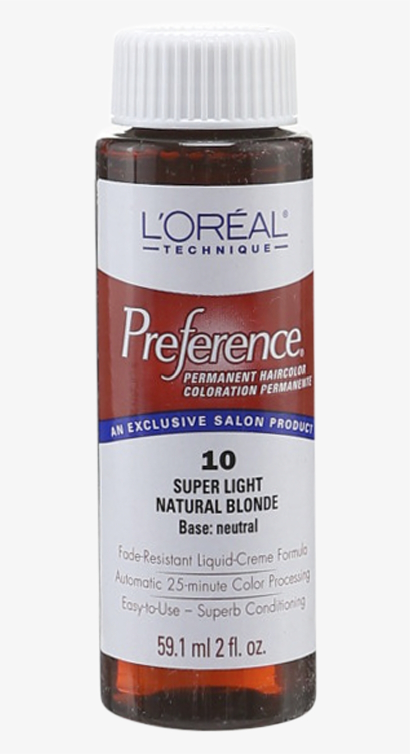 3 Light Golden Brown Permanent Hair Color By Preference - L'oreal Paris Loreal Technique Champagne Blonde Permanent, transparent png #5585549