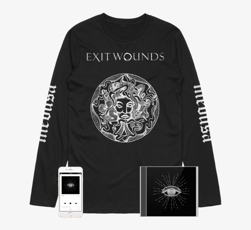 Exitwounds 'visions' Medusa Long Sleeve Pre Order Bundle - Compact Disc, transparent png #5585997