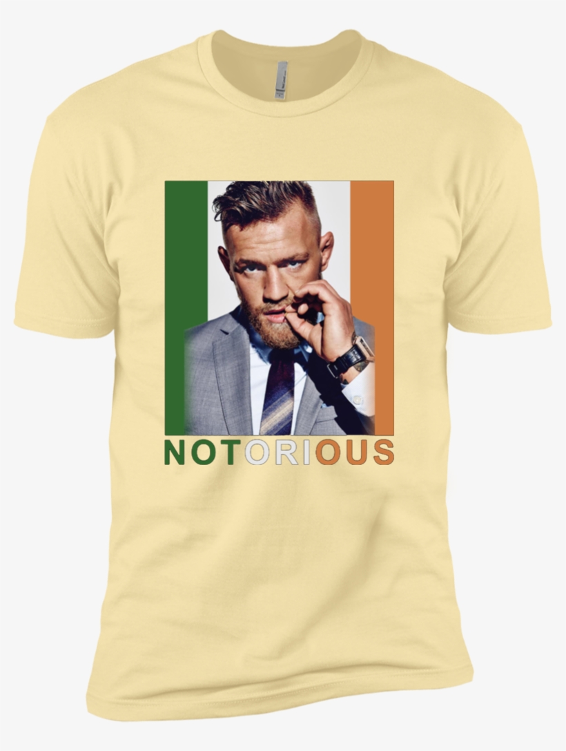 Conor Mcgregor Notorious Nl3600 Next Level Premium - Fortnite Llama T Shirt, transparent png #5586067