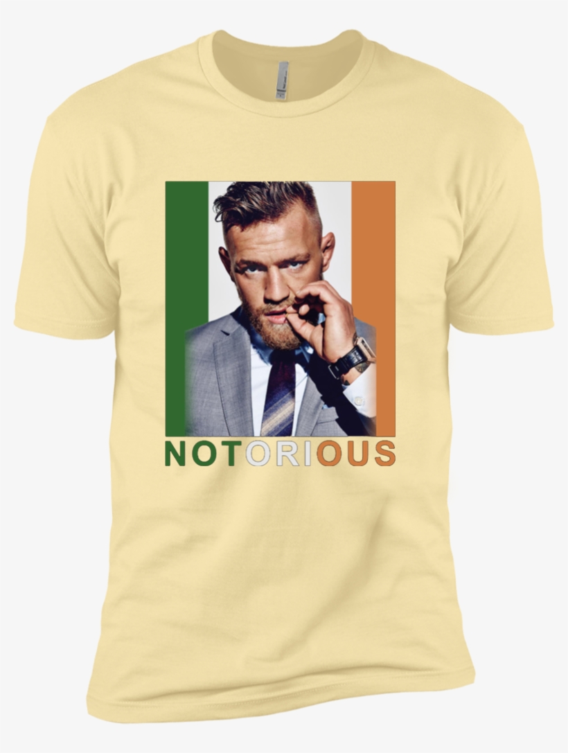 Conor Mcgregor Notorious Nl3600 Next Level Premium - Fortnite Llama T Shirt, transparent png #5586067