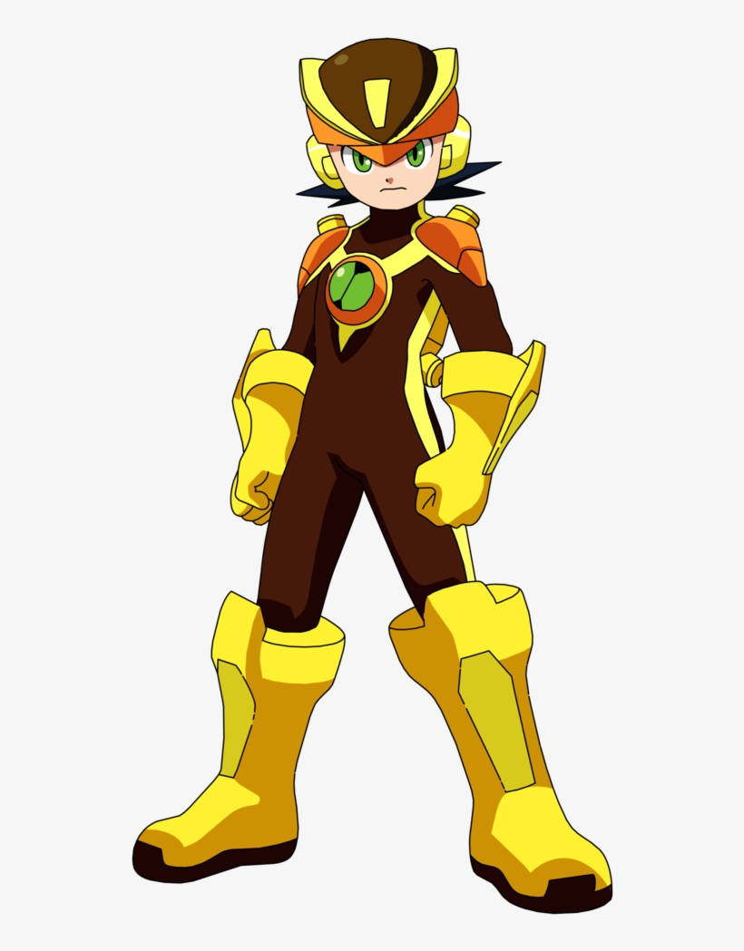 Megaman Electeam Style - Yellow Megaman, transparent png #5586810