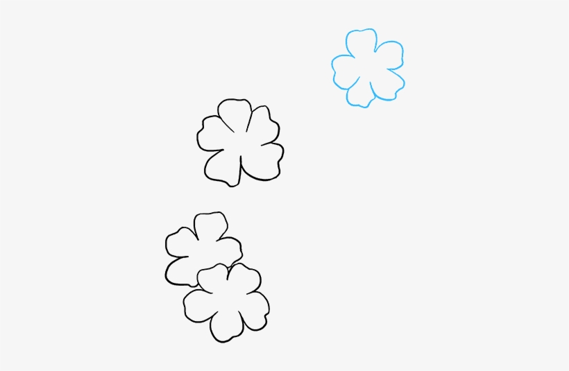 How To Draw Cherry Blossoms - Drawing, transparent png #5587018