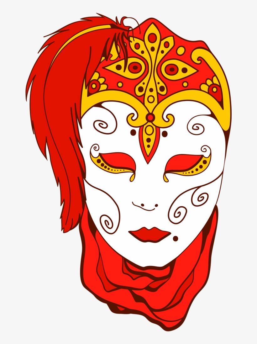 Carnival ~ Mardi Gras - Mask, transparent png #5587451