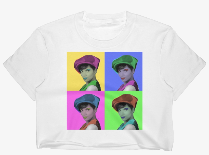 Halle Berry Women's Crop Top By Hashim Lafond - Women's Crop Top, transparent png #5587827