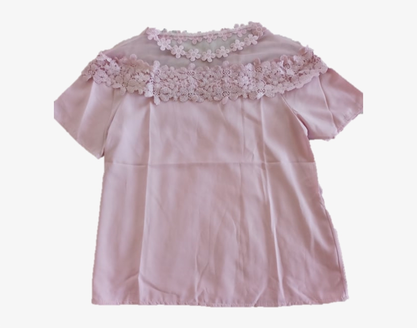 Pink Crepe Crop Top - Crop Top, transparent png #5588017