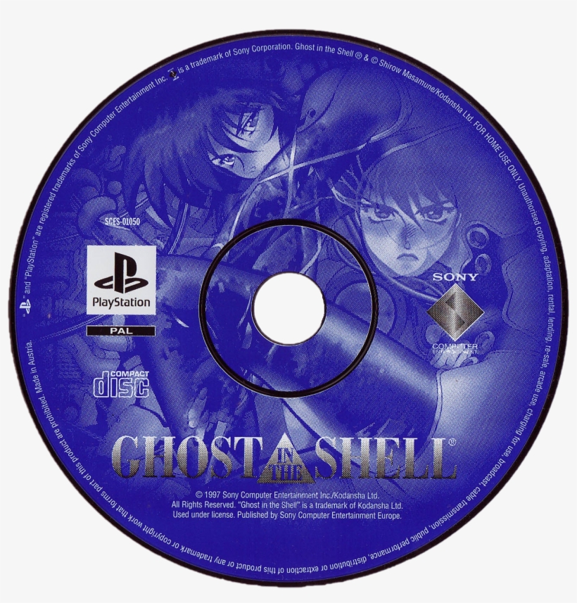 Ghost In The Shell - Resident Evil 2 Cd, transparent png #5588340