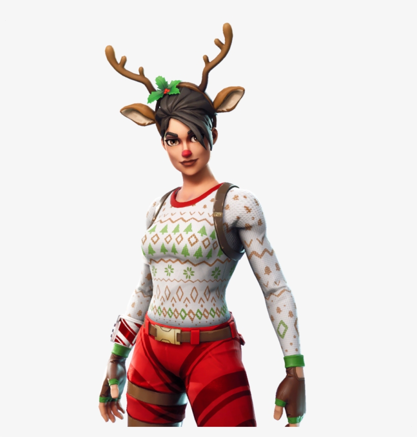 Download Png - Red Nose Raider Fortnite Skin, transparent png #5588653