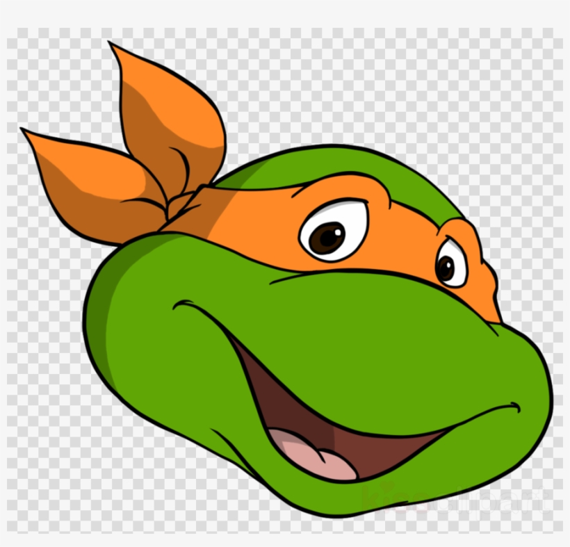 Teenage Mutant Ninja Turtles Face Png Clipart Michaelangelo - Michelangelo Ninja Turtle Cartoon, transparent png #5589544