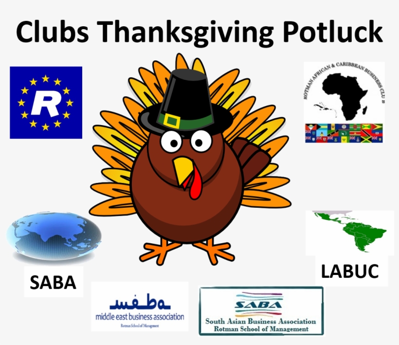 Thanksgiving Potluck - November Turkey Clip Art, transparent png #5589934