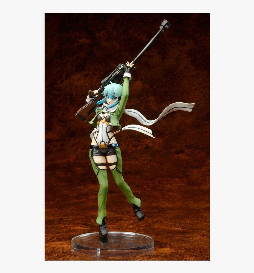 Kaiyodo Sword Art Online Ii: Sinon Pvc Figure Statue, transparent png #5590001