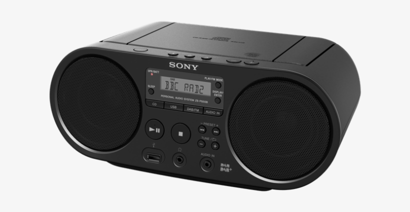 Sony Radio Zs-ps55b, transparent png #5590273