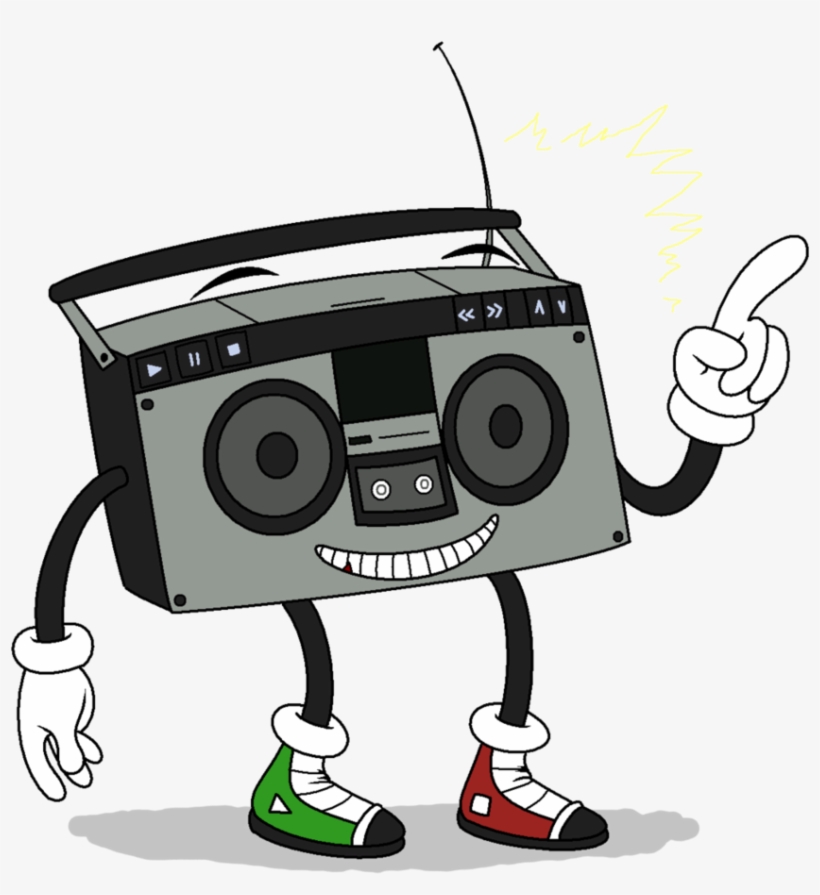 Svg Download Boombox Clipart Portable Radio - Art, transparent png #5590997