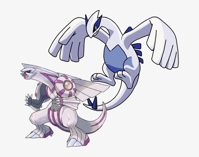 Lugia Transparent Palkia Royalty Free - Pokemon Palkia And Lugia, transparent png #5593050