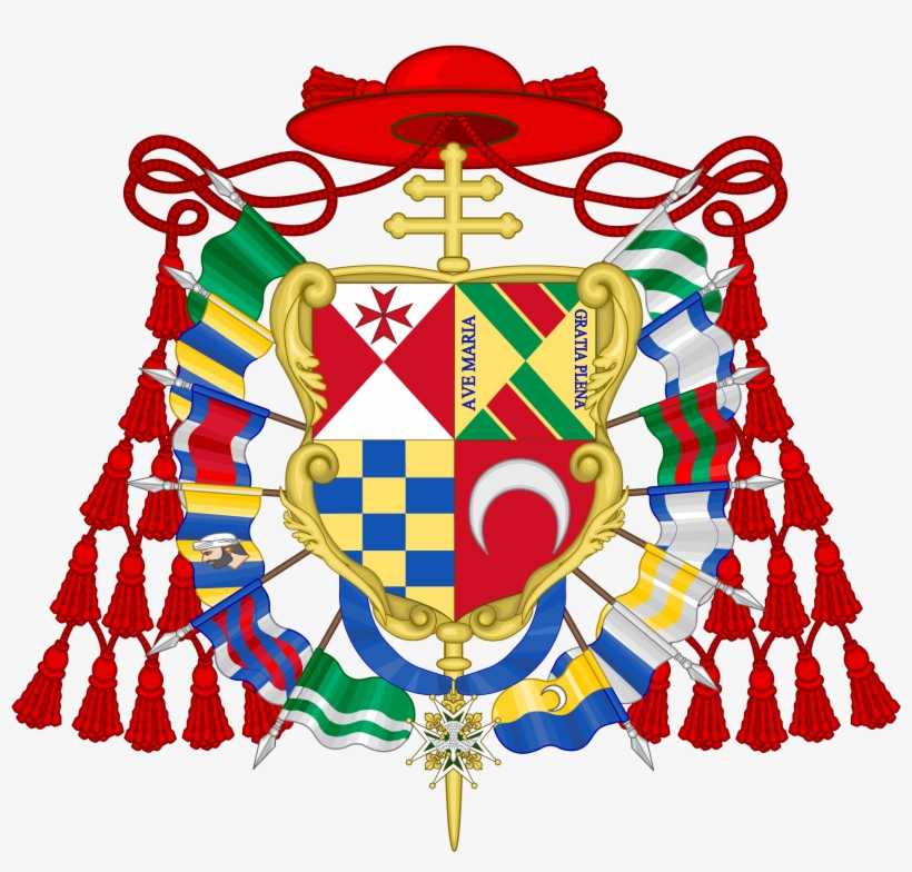 Cardinal Svg Red - Coat Of Arms Of Manila, transparent png #5594149
