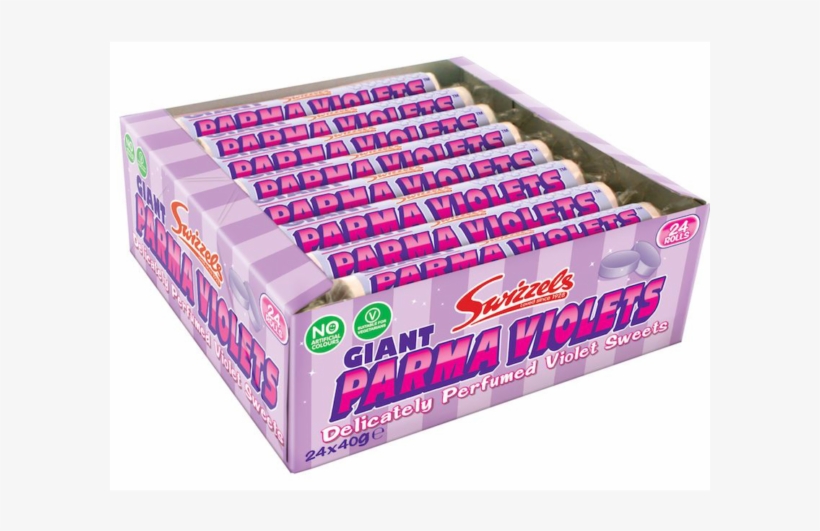 Swizzels Matlow Giant Parma Violets - Swizzels Parma Violets 40g, transparent png #5595268