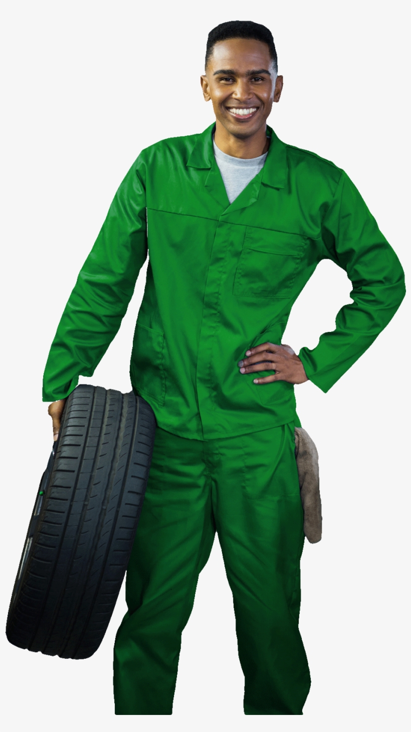 Ttg Man With Tyre - Man, transparent png #5595621