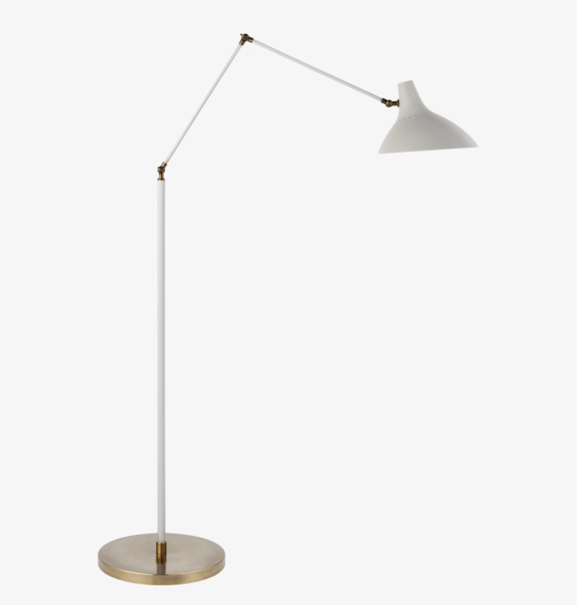 Charlton Floor Lamp In White And Hand-rubbed Ant - Visual Comfort Charlton Floor Lamp, transparent png #5596128