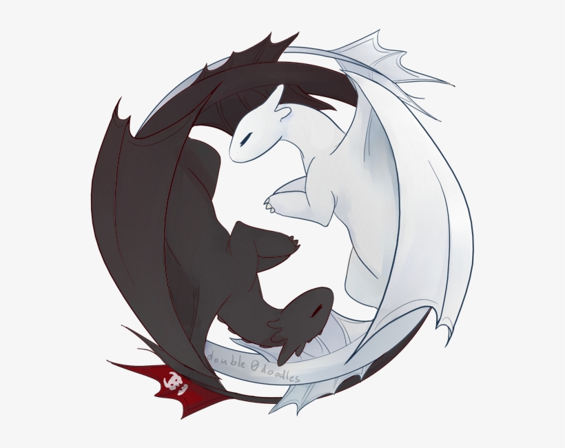 images Night Fury And Light Fury Tattoo httyd 3 night fury and light fury