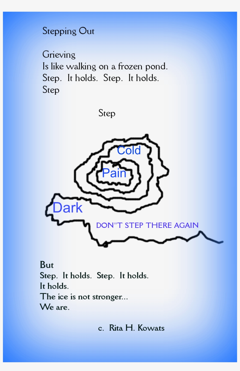 Stepping Out With Blue Border - Blue, transparent png #5596548