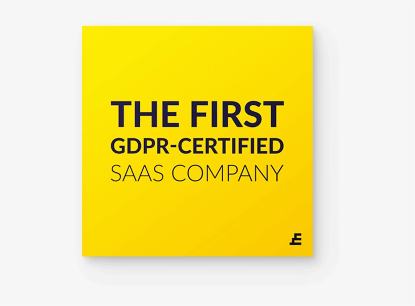 The First Gdpr Certified Saas Company - Understanding Behavior Inc, transparent png #5597086