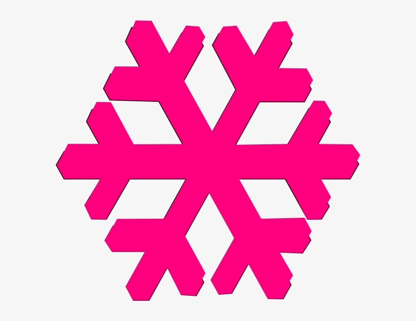 Small - Snowflake Clipart Purple, transparent png #5597830