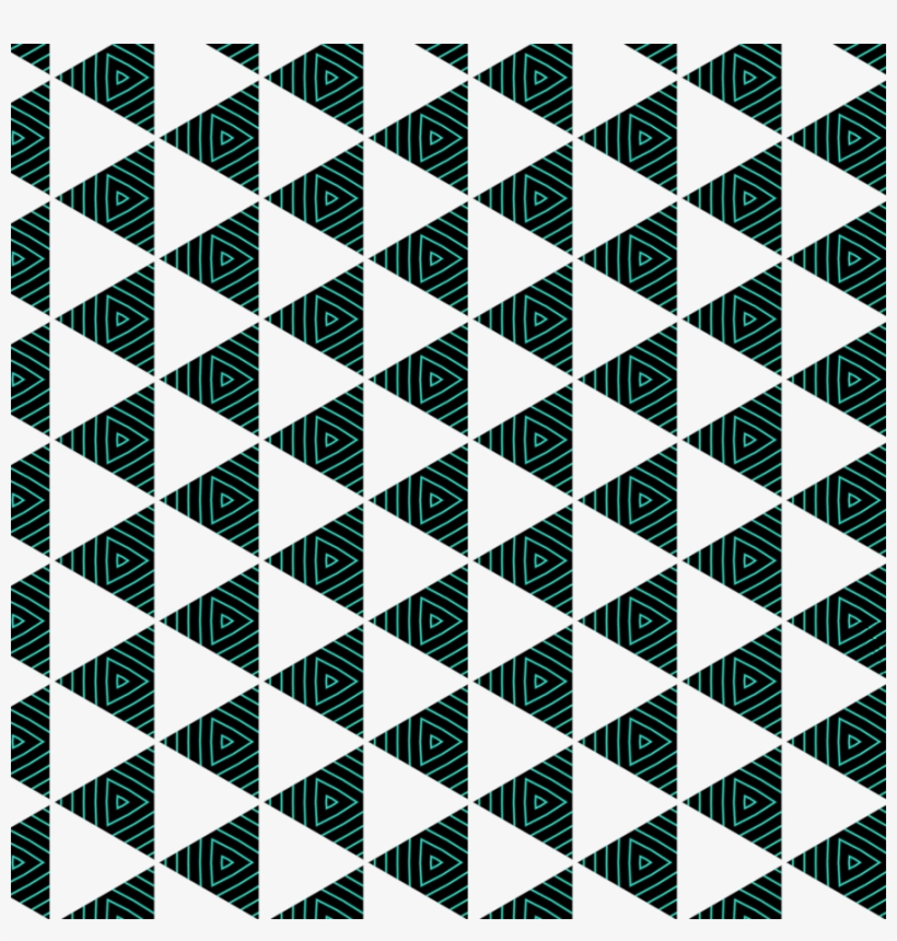 Triangles - Monochrome, transparent png #5598090